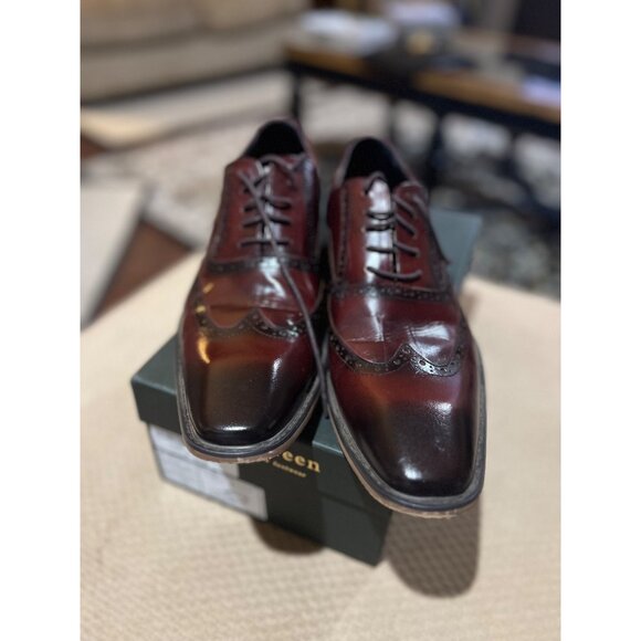 burgundy dress with rose gold shoes Inverness Burgundy Antique Calf – Double Monk